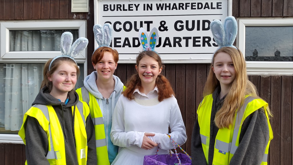 Rangers at the Easter Egg Hunt